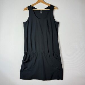 Arc'Teryx Womens Medium Slim Fit Black Sleeveless Contenta Athleisure Dress